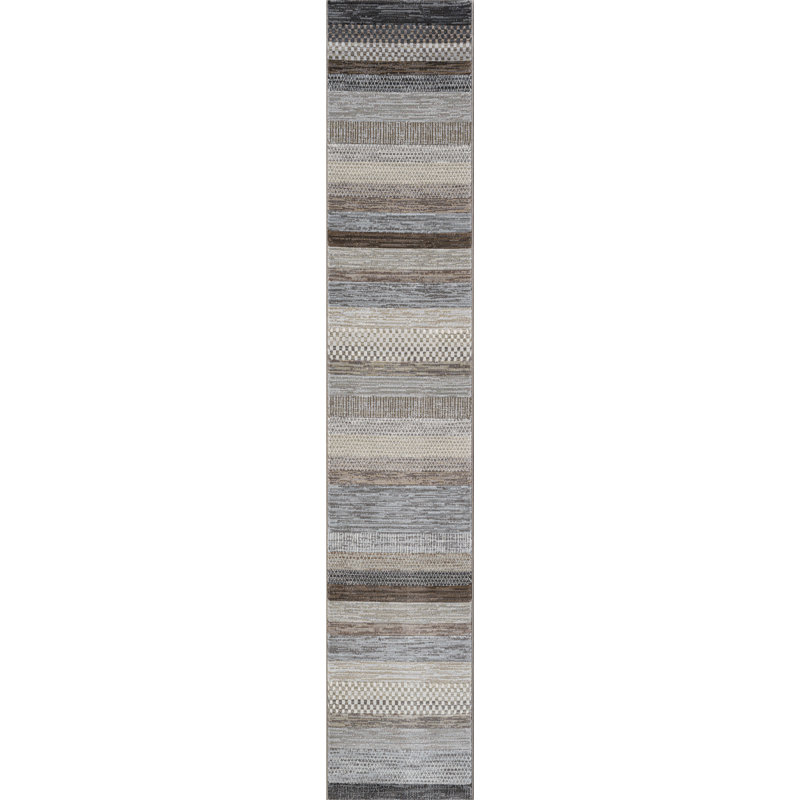 Tarrant Striped Area Rug, Runner 67 x 230cm