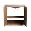 36'' Freestanding Bathroom Vanity With White Ceramic Sink, 2 Soft-Close Doors, Scratch & Water- Surface, Adjustable Shelving, Modern Silent Hinges, 45 Inclined Edge Handles, Plywood, Spacious Storage-609224327