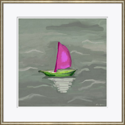 Plum Sloop Giclee Print by Dana Gibson