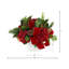 Holiday Arrangement with Hydrangeas, Pinecones and Bows-2107703560