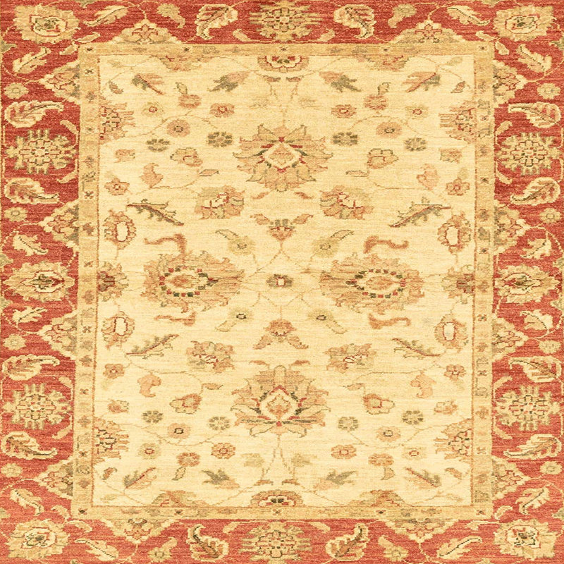 Tapis abstrait moderne 3922, Carré 8 pi