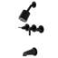 NuvoFusion Dual Function Volume Tub and Shower Faucet with with Rough-in Valve-38533829