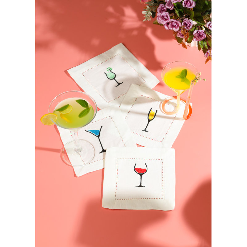 Serviettes de cocktail vibrantes Sip & Serve
