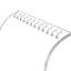 Teton 12 Hook Acrylic Jewellery Stand