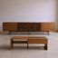 Meuble télé et table basse style Mid-Century moderne (ensemble de 2)
