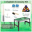 Table de billard 48 po, mini table de billard avec boules, queues, craie, brosse et triangle