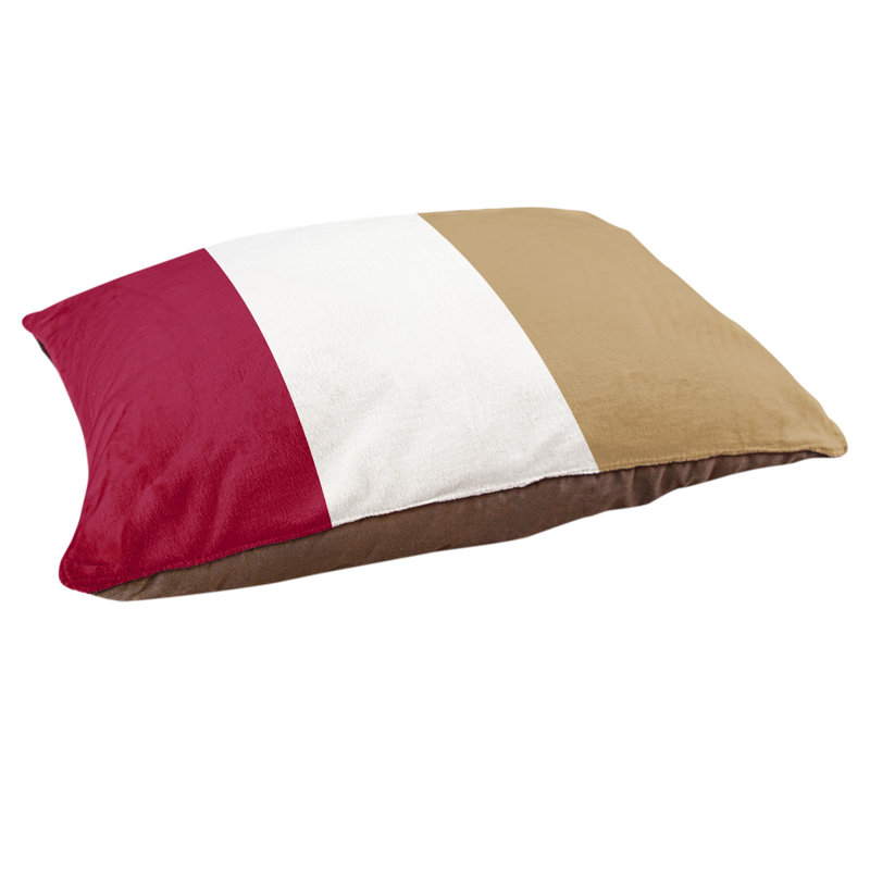 Coussin Golden State, Moyen (l 28 po x P 18 po x H 6 po), Marron / Or