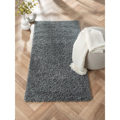 Shaggy Lush dark grey Rug