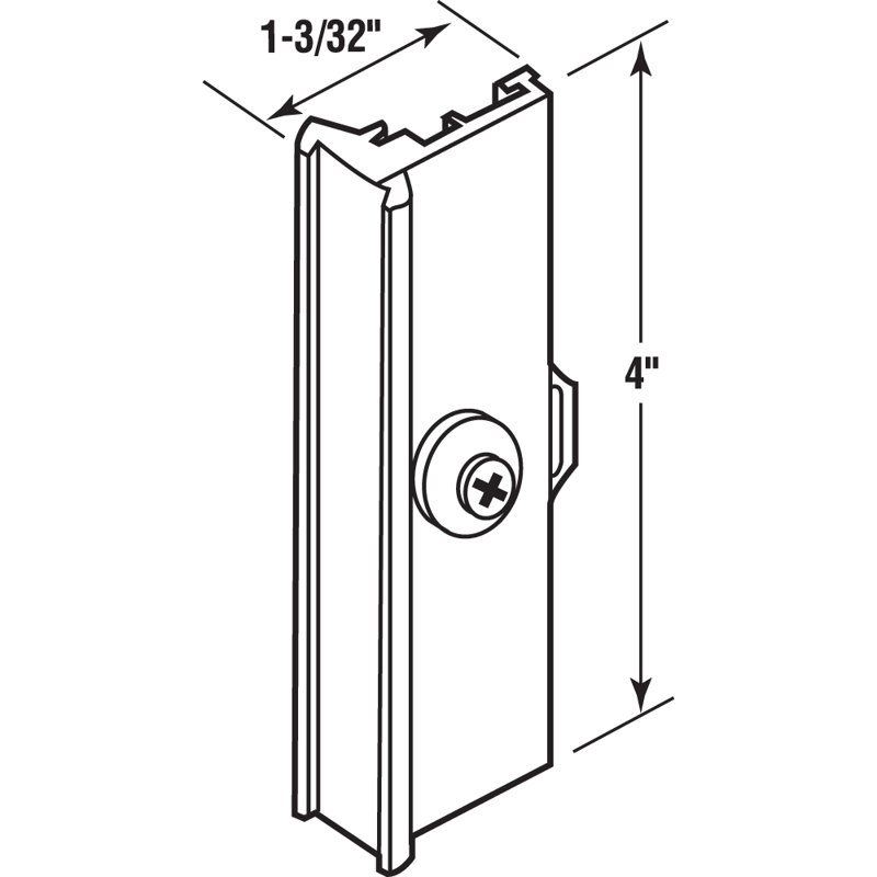 Aluminum Sliding Window Lock With Pull Latch