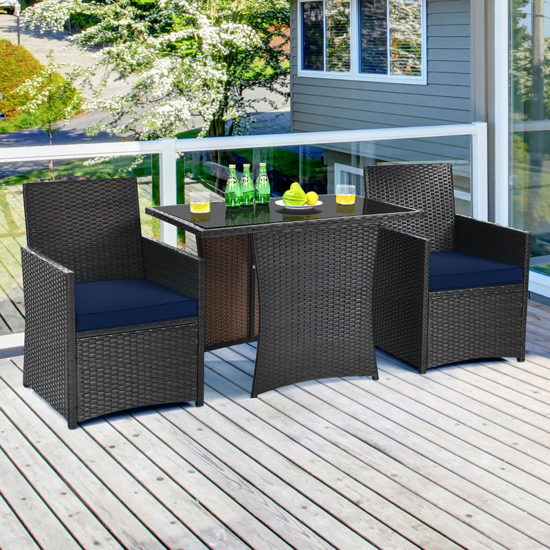 Ensemble de conversation pour 2 personnes avec coussins