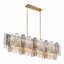 Lustre linéaire à 14 lumières Quinzio