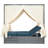 U_STYLE Adjustable Outdoor Sun Lounger with Canopy, Multi-Position Recline & Removable Cushion – Patio, Garden & Poolside Lounge Chair in 3 Colors-1751632939
