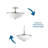 Sarsfield Glass Semi Flush Mount-2142279102