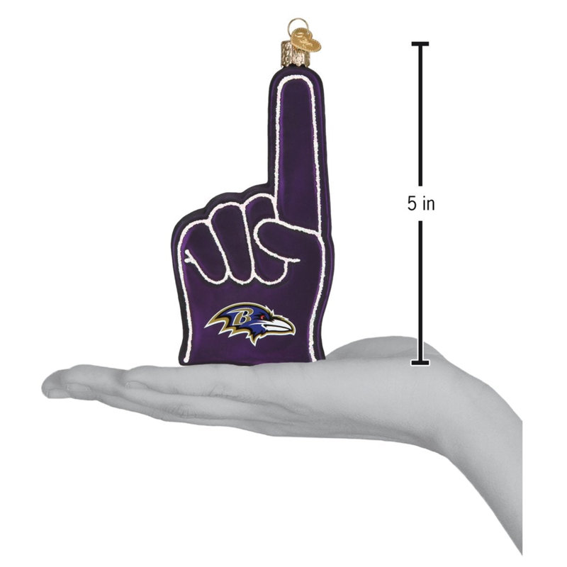Ornement suspendu en mousse NFL, Baltimore Ravens
