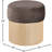 Asai Velour Fur Fabric Ottoman/Stool-17052497-20354630