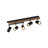 5-Light Ceiling Track Spotlight with Rotatable Arms & Adjustable Heads