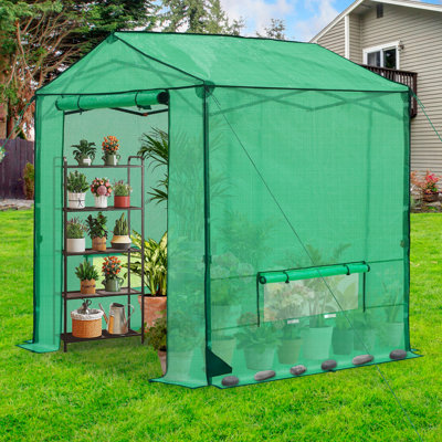 Serre escamotable 6 'x 6'