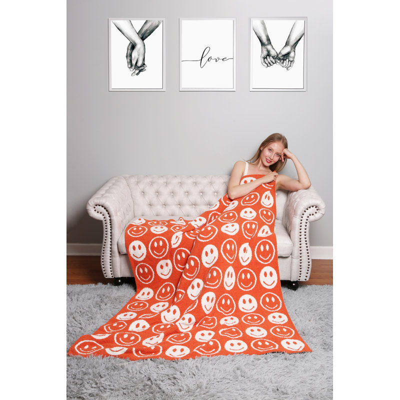 Jeté de lit Mini Luxury , Orange