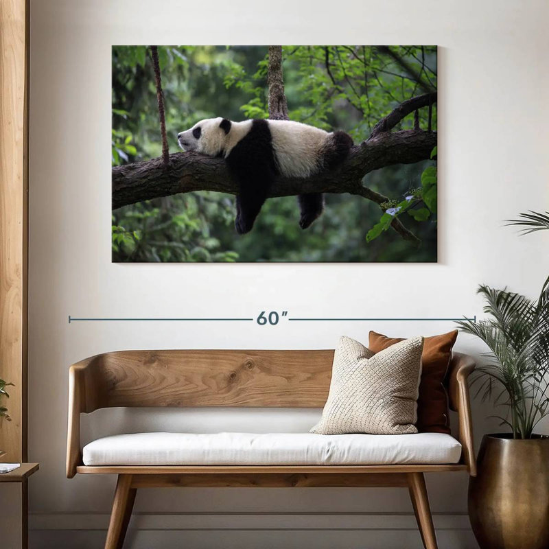 Brampt Lazy Panda, 32" H x 48" W