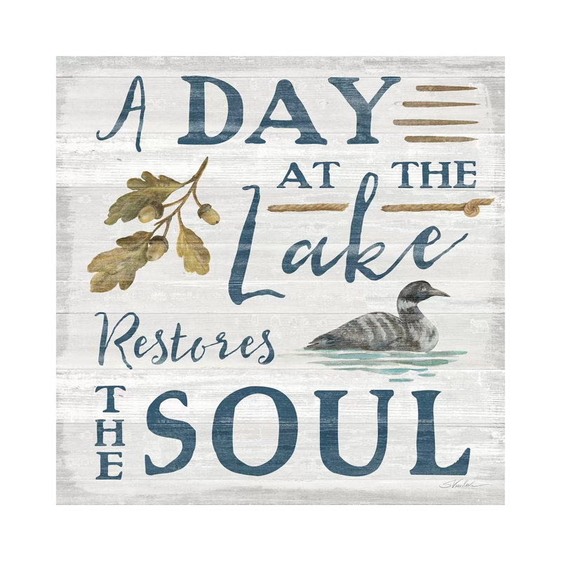 Lakeside Retreat VII 1 Piece Wall Art on Canvas, 66.04 cm H x 66.04 cm W x 1.91 cm D, Canvas