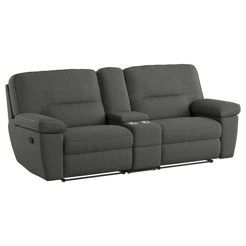 Hashlamoun Upholstered 93'' Reclining Loveseat