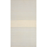 Striped Area Rug in Beige/Light Gray