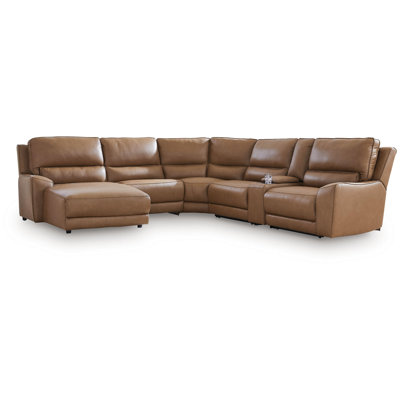 Posey 6-Piece Power Reclining Sectional With Chaise