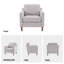 Ensemble de 2 chaises d'appoint Barton-1953429480