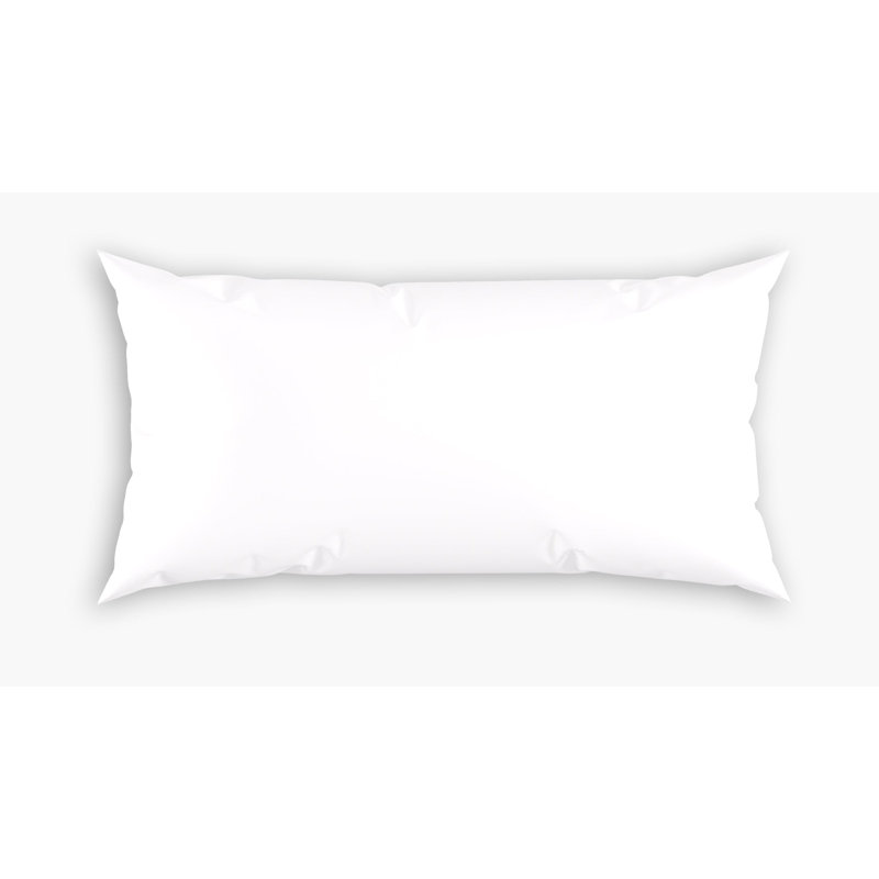 Coussin en duvet blanc Cloud9 Design Premium, 31"x15''