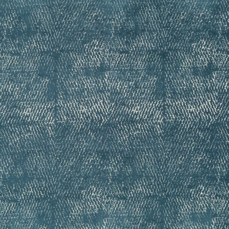 Tissu paysage de couleur flashy, Bois de pin bleu
