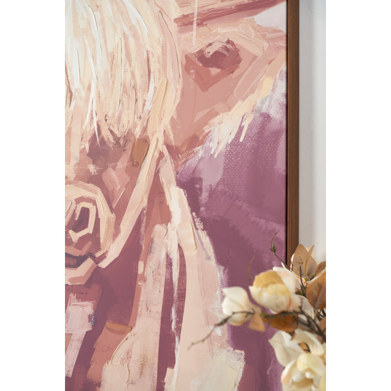 Wrapped Canvas Painting, Mulberry