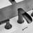 Modern Style Widespread Two Handle Faucet in Oil Rubbed Bronze