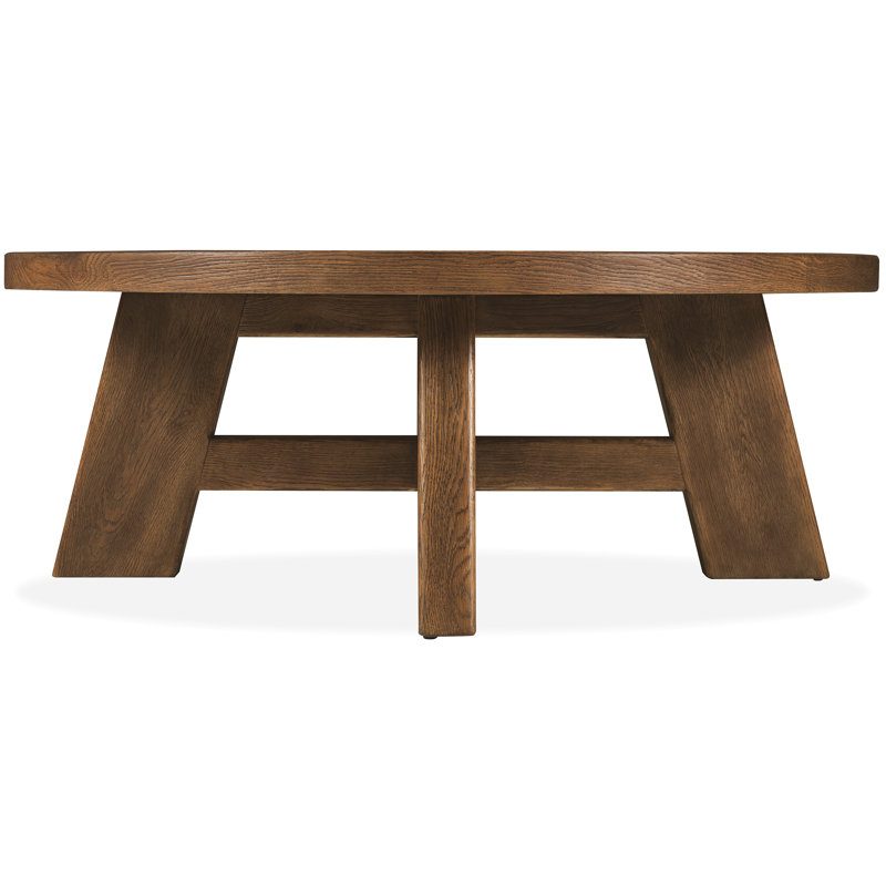 Driftwood Round Cocktail Table, Walnut