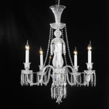 6 - Light Candle Style Empire Chandelier