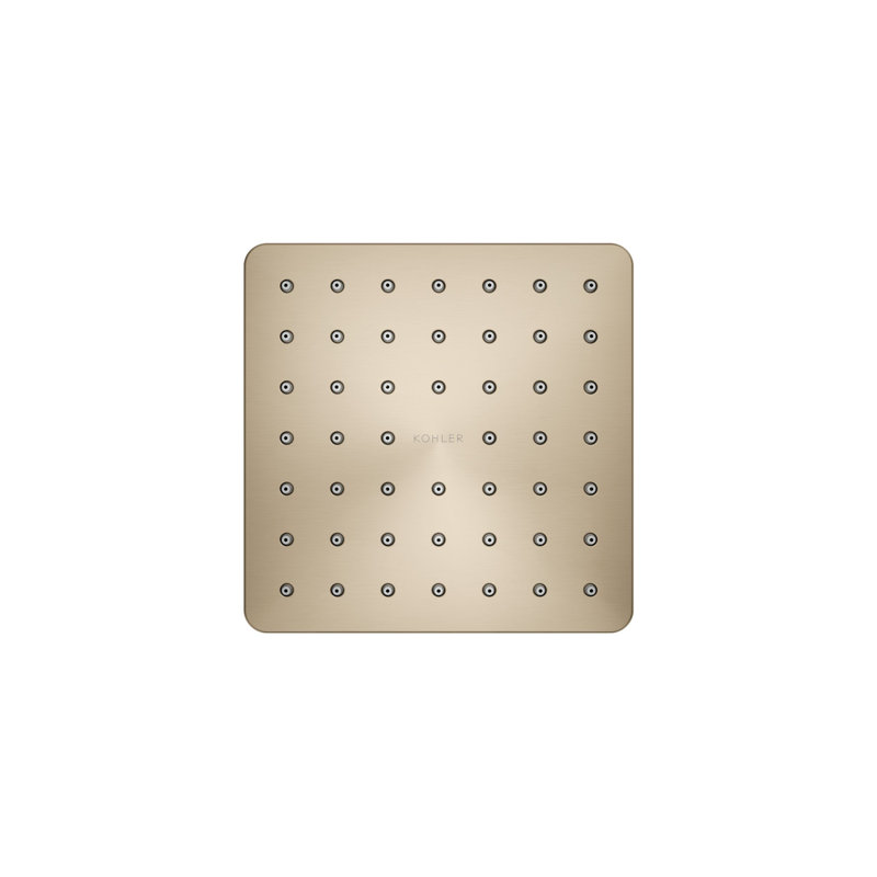 Parallel Single-Function Showerhead, Shower Head with One Spray, 1.75 GPM, Bronze, Elongated