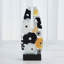 Fused Floral Flat Vase-Neutral