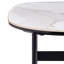 Petite table basse pour le salon, table basse en céramique à poutre de pierre moderne, table basse carrée facile à assembler