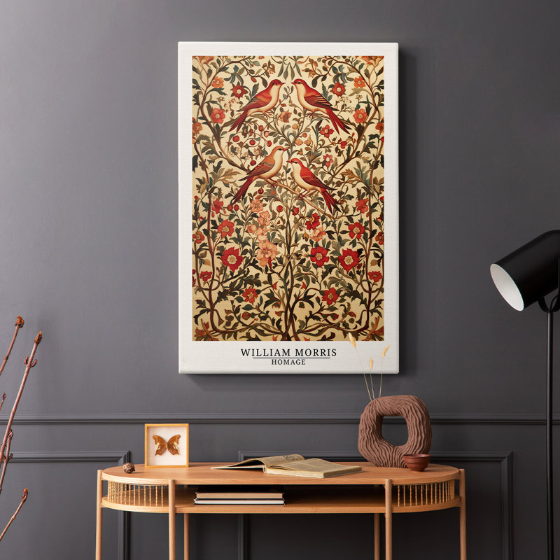 Wm Morris Series CCXCV III -Galerie enveloppée Cavas, H 32 po x l 48 po