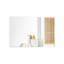 Nasiha Rectangle Wall Mirror with Shelves