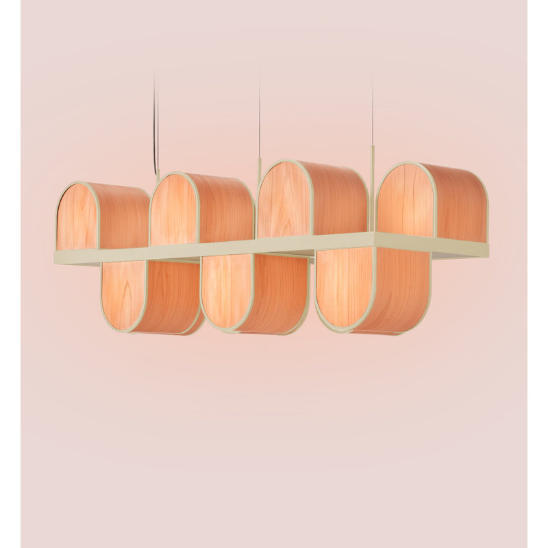 Osca 12 - Light Pendant, Earl Gray, Pale Rose