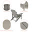 Chaise Adirondack Volkard HiPS-1736506436