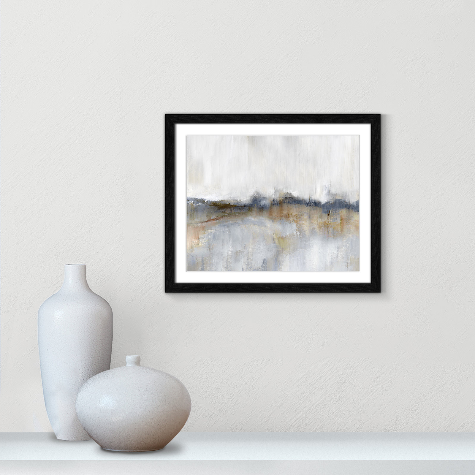 Autumnal Tide by Nan, Black Framed, 16" H x 19" W x 0.75" D