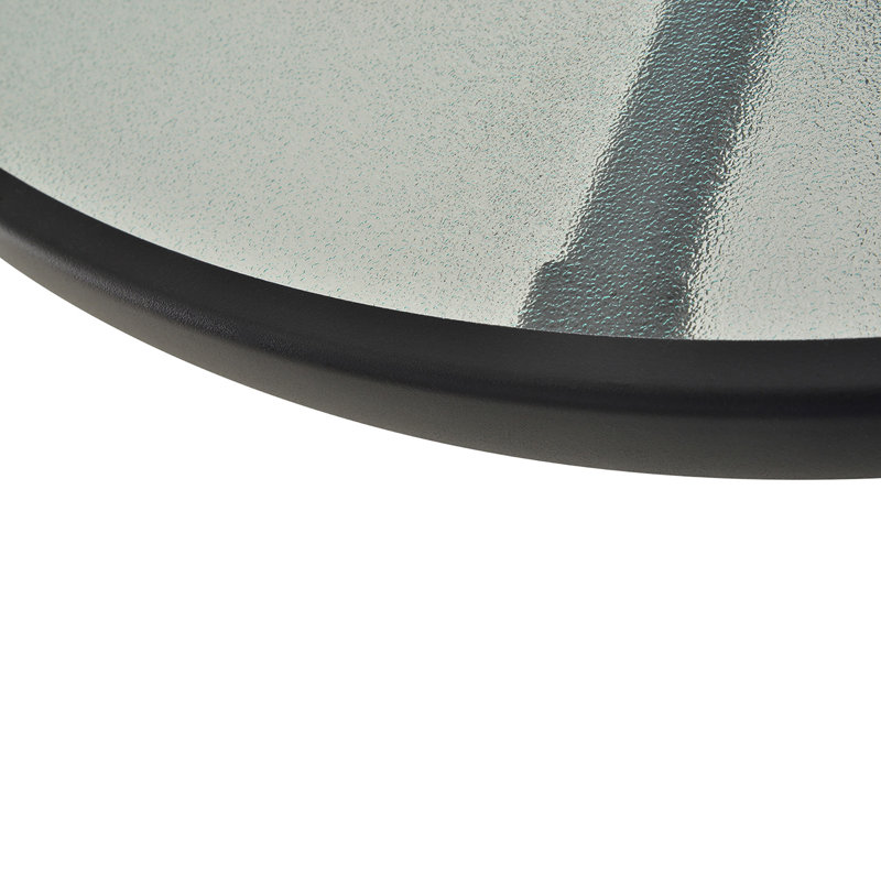 Round Metal Outdoor Dining Table With Umbrella Hole , 80cm cm W 80cm cm D