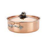 Ruffoni Opus 5.25 qt. Cupra Copper Round Braiser with Lid