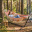 Hruby Double Classic Hammock with Stand-1851596195