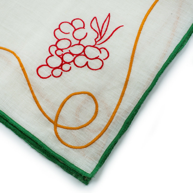 Fete Embroidered Linen Napkins