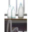 Frosted Turquoise Glass Table Vase-1612262983