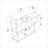 Modern Dresser with Marble Finish, Ephesus Color, 35.4 x 36.2 x 12.0 inches | 100% Melamine Coated Particle Board, Thickness: 0.7 inches | Stylish Storage Solution for Bedrooms, Elegant & Functional Design-1738880013
