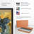 " Gold Leaf Abstract " 4 - Pieces-93060836