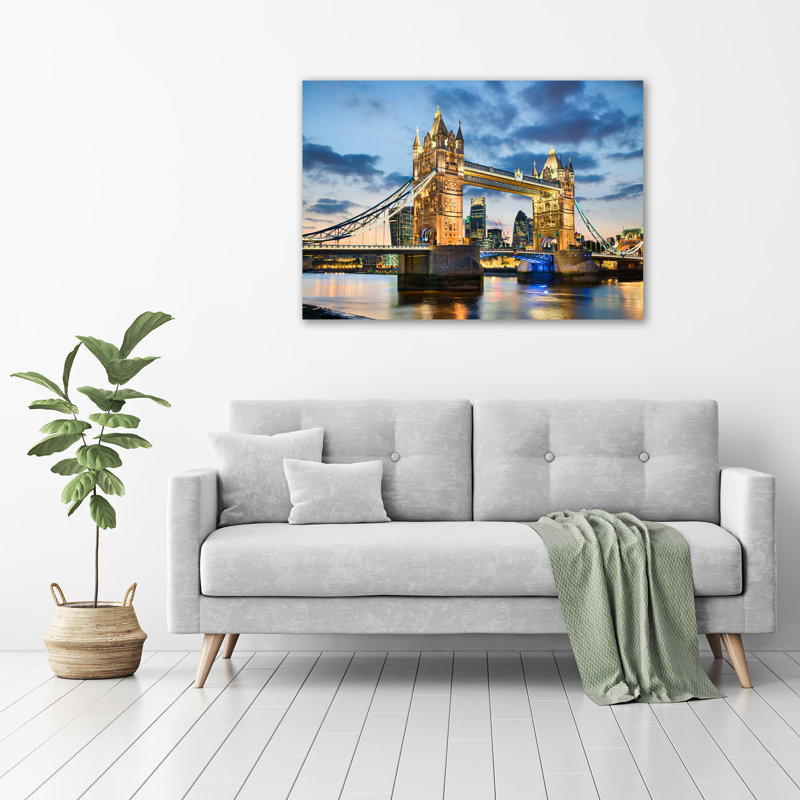 Tower Bridge London - Wrapped Canvas Print